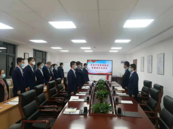 市產(chǎn)投集團(tuán)團(tuán)委召開2021年度專題組織生活會(huì)(圖2)